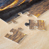 Outrigger Canoe bei Sunset auf der großen Insel Ha Puzzle (Seite)