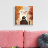 Outro Planeta (com frase) Leinwanddruck (Insitu (Wohnzimmer))