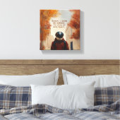 Outro Planeta (com frase) Leinwanddruck (Insitu (Schlafzimmer))