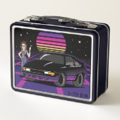 Outrun Supra Göttin Metall Brotdose (Rückseite)