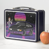 Outrun Supra Göttin Metall Brotdose (Beispiel)