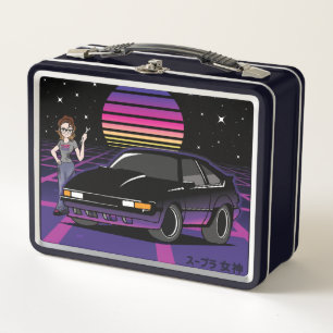 Outrun Supra Göttin Metall Brotdose
