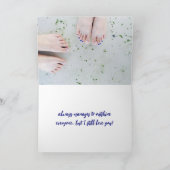 OUTSHINE, BIRTHDAY CARD DANKESKARTE (Innenseite)