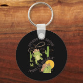 Outside I Be Hootin Inside I Be Hollerin Funny Cac Schlüsselanhänger (Vorderseite)