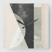 Outside In VI Quadratische Wanduhr (Vorderseite)