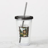 Outside Is the New Offline – Nature Escape Tumbler Acryltrinkbecher (Rückseite)