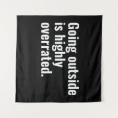 Outside ist ein hochgradig überbewerteter Cooler G Wandteppich (Vorderseite (Horizontal))