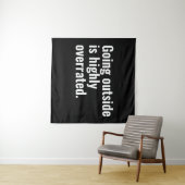 Outside ist ein hochgradig überbewerteter Cooler G Wandteppich (Beispiel (Horizontal))
