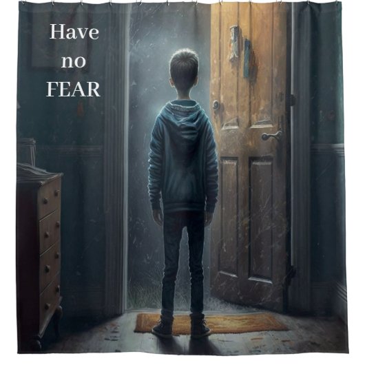 Outside the House Duschvorhang (Vorderseite)