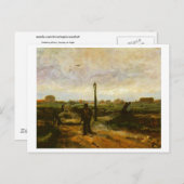 Outskirts of Paris (F264)Van Gogh Fine Art Postkarte (Vorne/Hinten)