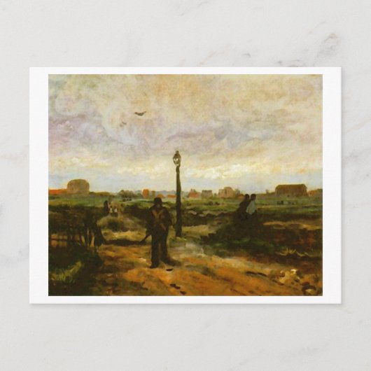 Outskirts of Paris (F264)Van Gogh Fine Art Postkarte (Vorderseite)
