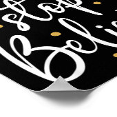 Outstading For Melanin Don't Stop Believing - Men' Poster (Ecke)