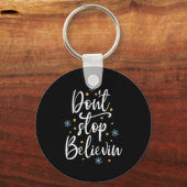 Outstading For Melanin Don't Stop Believing - Men' Schlüsselanhänger (Vorderseite)