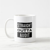 Outta Audit-Tasse Kaffeetasse (Links)