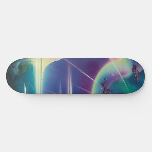 Outta Diese Welt Abstrakt Skateboard (Horizontal)