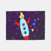 Outta Diese Welt!Junge Fleecedecke (Vorderseite (Horizontal))