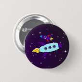 Outta Diese Welt! Mädchen Button (Vorne & Hinten)