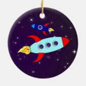 Outta Diese Welt! Mädchen Keramik Ornament (Hinten)