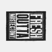 Outta Operation - Brustkrebs-Bewusstseinsbildung Fleecedecke (Vorderseite (Horizontal))