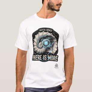 OUTTA SPACE — Kosmische Schale — Geburt eines Plan T-Shirt
