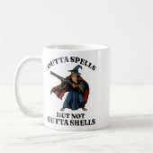 Outta Spells But Not Outta Shells Wizard Fantasy M Kaffeetasse (Links)