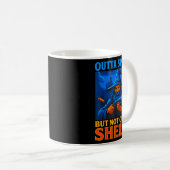 Outta Spells But Not Outta Shells Wizard Fantasy M Kaffeetasse (VorderseiteRechts)