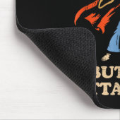 Outta Spells But Not Outta Shells Wizard Fantasy M Mousepad (Ecke)