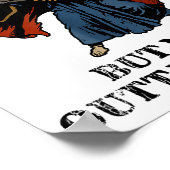 Outta Spells But Not Outta Shells Wizard Fantasy M Poster (Ecke)