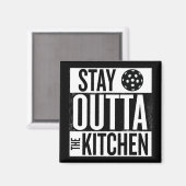 "Outta the Kitchen" Pickleball Magnet (Vorderseite/Rückseite)
