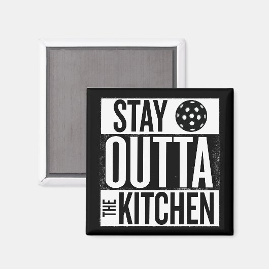 "Outta the Kitchen" Pickleball Magnet (Vorderseite/Rückseite)
