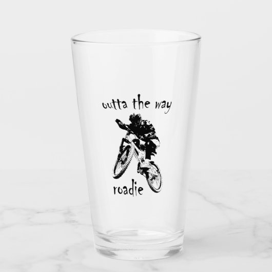 Outta The Way Roadie Mountain Bike Glas (Vorderseite)