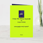 Outta This World Graduate Card Karte (Rückseite)