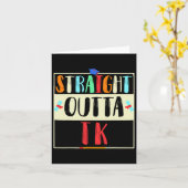 Outta Tk Graduate Tk Abschluss Übergangskinde Karte (Gelbe Blume)