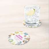 Oututer Space Girl Babydusche Untersetzer (Vor Ort)