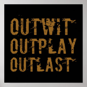 Outwick Outplay Outlast Poster