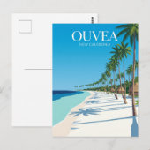 Ouvea Insel Neukaledonien Postkarte (Vorne/Hinten)