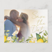 Ouvertüre des Fotos für Hochzeitspuren Save the Da Ankündigungspostkarte (Vorderseite)