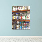 Ouzo Canvas Print Leinwanddruck (Insitu (Holzboden))