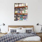 Ouzo Canvas Print Leinwanddruck (Insitu (Schlafzimmer))