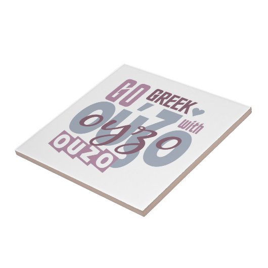 Ouzo-Fliese Fliese (Seite)