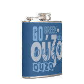 OUZO Gewohnheitsflasche Flachmann (Rechts)