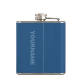 OUZO Gewohnheitsflasche Flachmann (Rückseite)