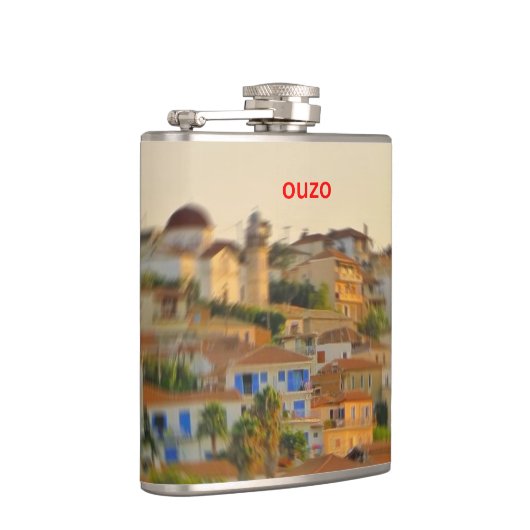 Ouzo - Koroni View Flachmann (Rechts)