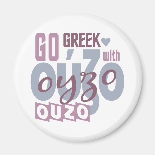 Ouzo-Magnet Magnet (Vorne)