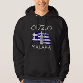 Ouzo Malaka Hoodie (Vorderseite)