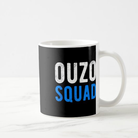 Ouzo Squad Funny Ouzo Griechischer Ostern Cinco De Kaffeetasse (Rechts)