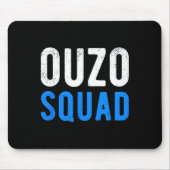 Ouzo Squad Funny Ouzo Griechischer Ostern Cinco De Mousepad (Vorne)
