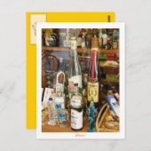Ouzo und Metaxalkohol Postkarte (Vorne/Hinten)