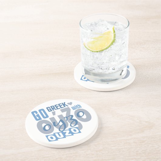 Ouzo Untersetzer (Seite)