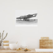 OV10 Bronco-Flugzeug Poster (Küche)